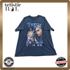 Bershka Men Black T-Shirt size L product image 1