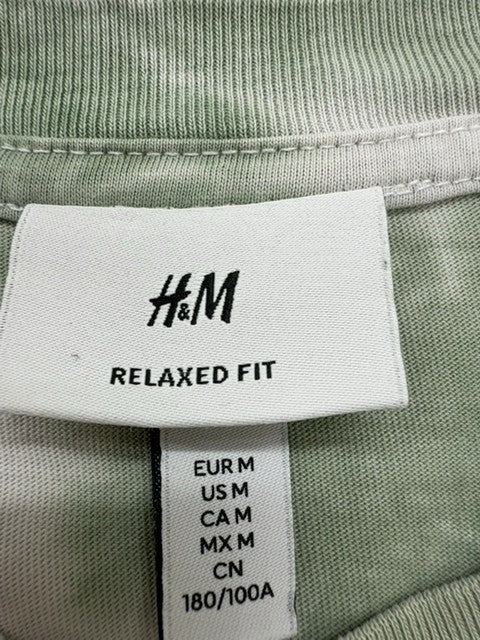 H&M Men Green T-Shirt size M product image 4
