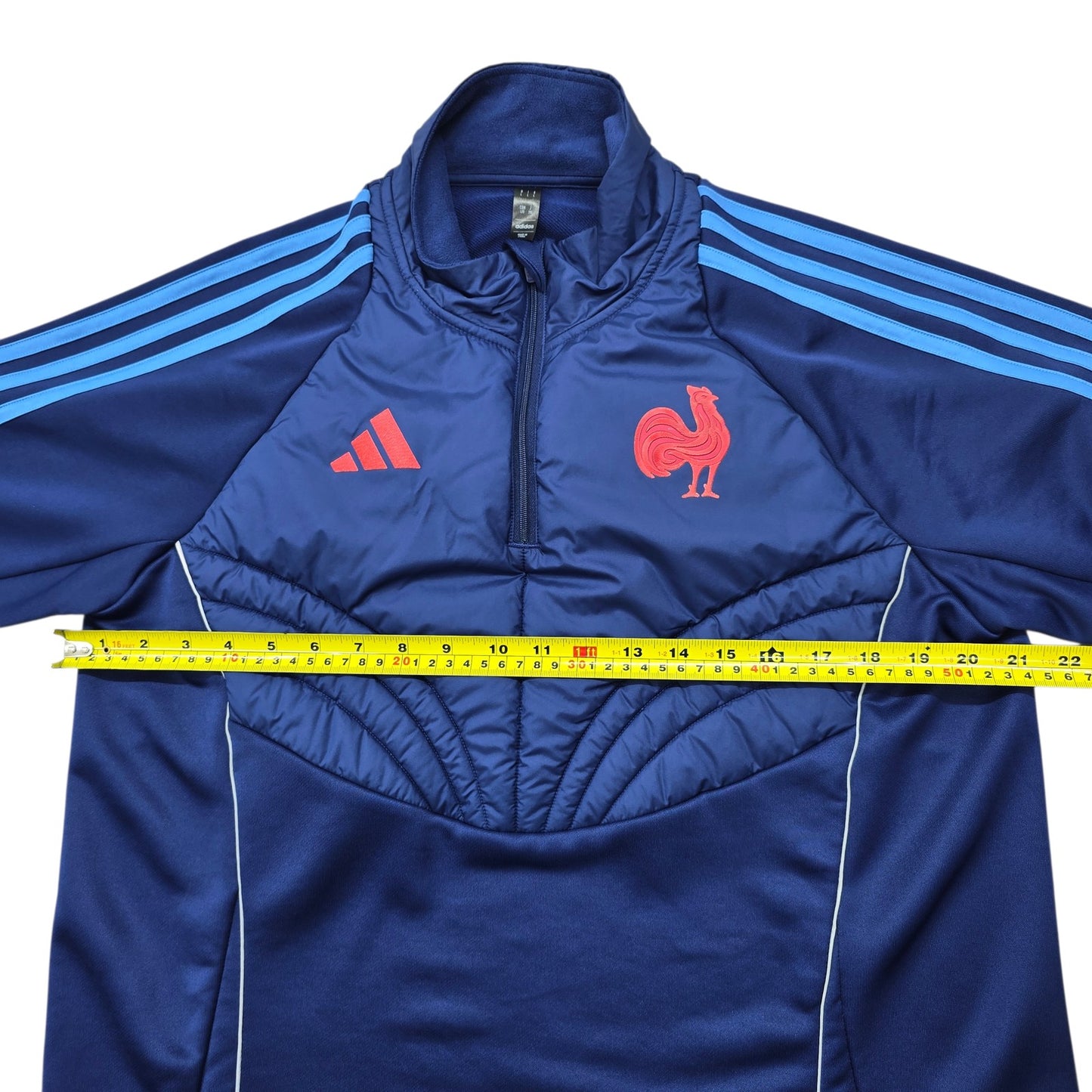 Adidas Men's Navy Blue France Rugby Jacket Size L