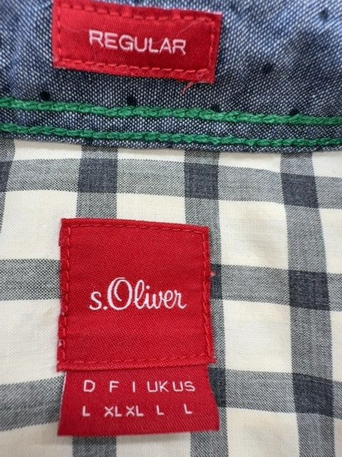 s.Oliver Men White Shirt size XL product image 3