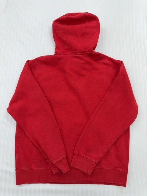 Nike Men's Red Pullover Fleece Hoodie Size M