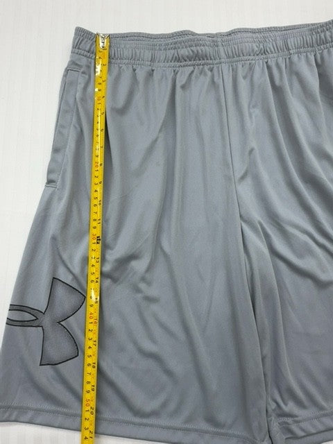 Under Armour Men's HeatGear Gray Athletic Shorts XL Loose