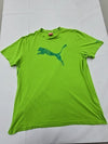 Puma Men's Green T-Shirt – Size XL, Short Sleeve, Crew Neck