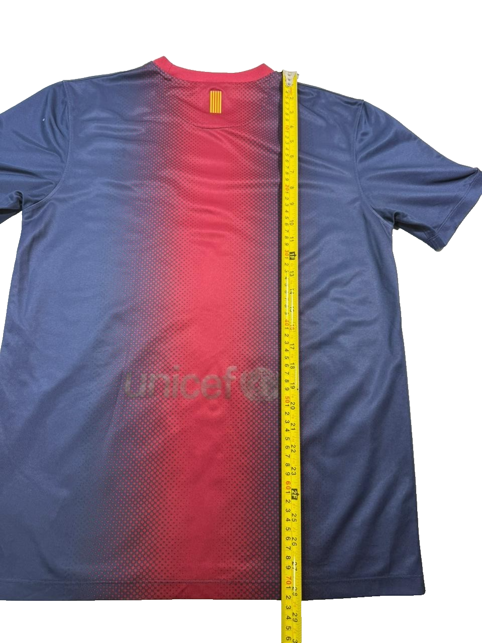 Nike Men's Fc Barcelona Home Jersey Nike Dri-FIT Size M Qatar Foundation Unicef