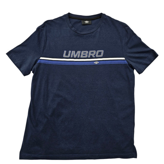 Vintage Umbro Men's Multicolor T-Shirt – Size M, Logo, Embroidered