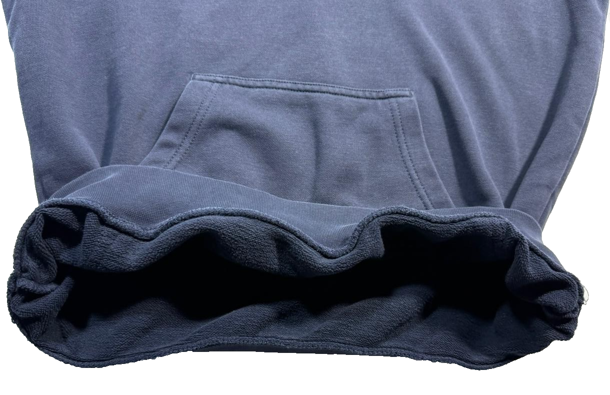 Champion Powerblend Fleece Pullover Hoodie In Navy Blue - Size S