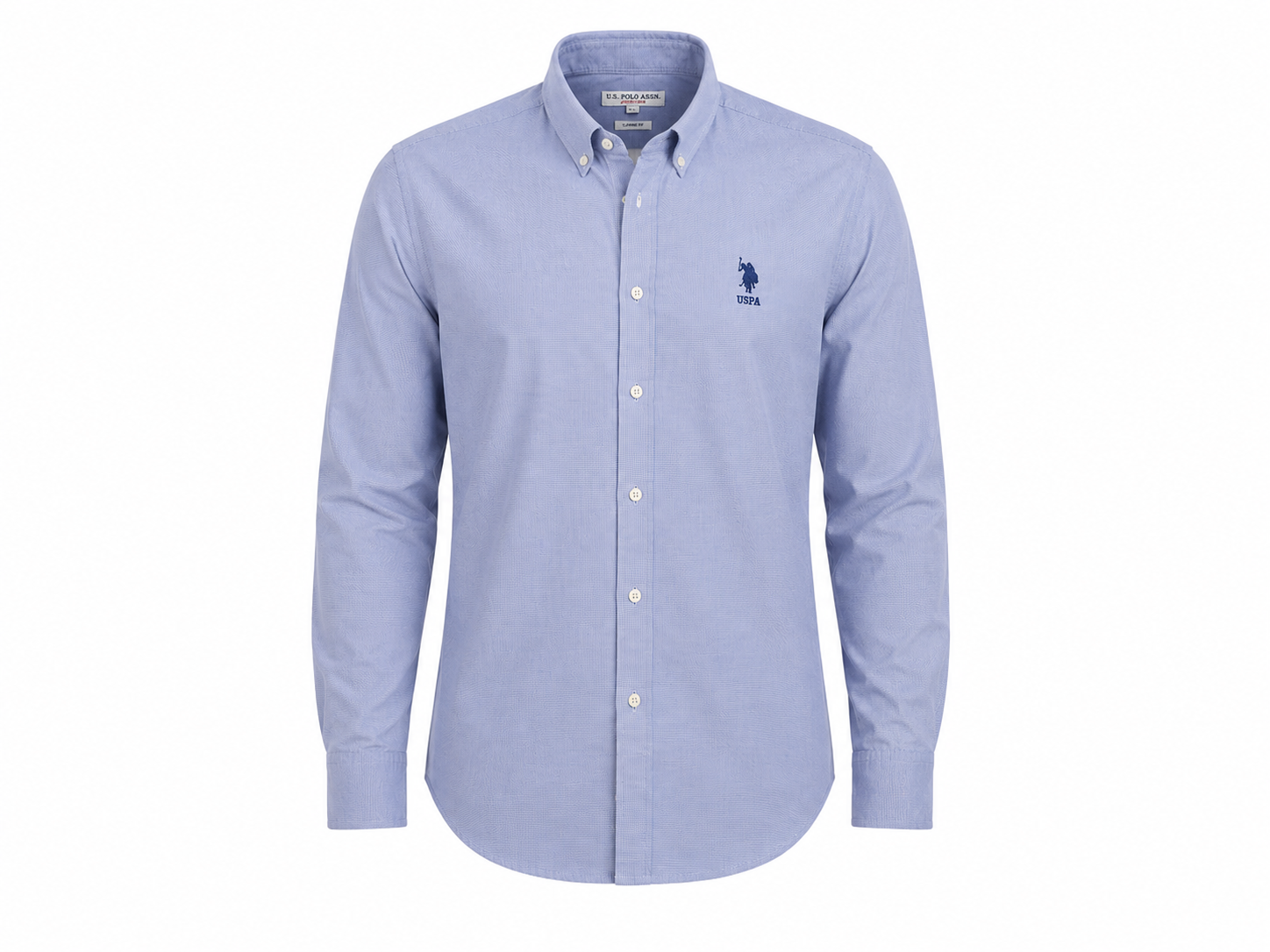U.S. Polo Assn Men Blue Polo Shirt product image 2