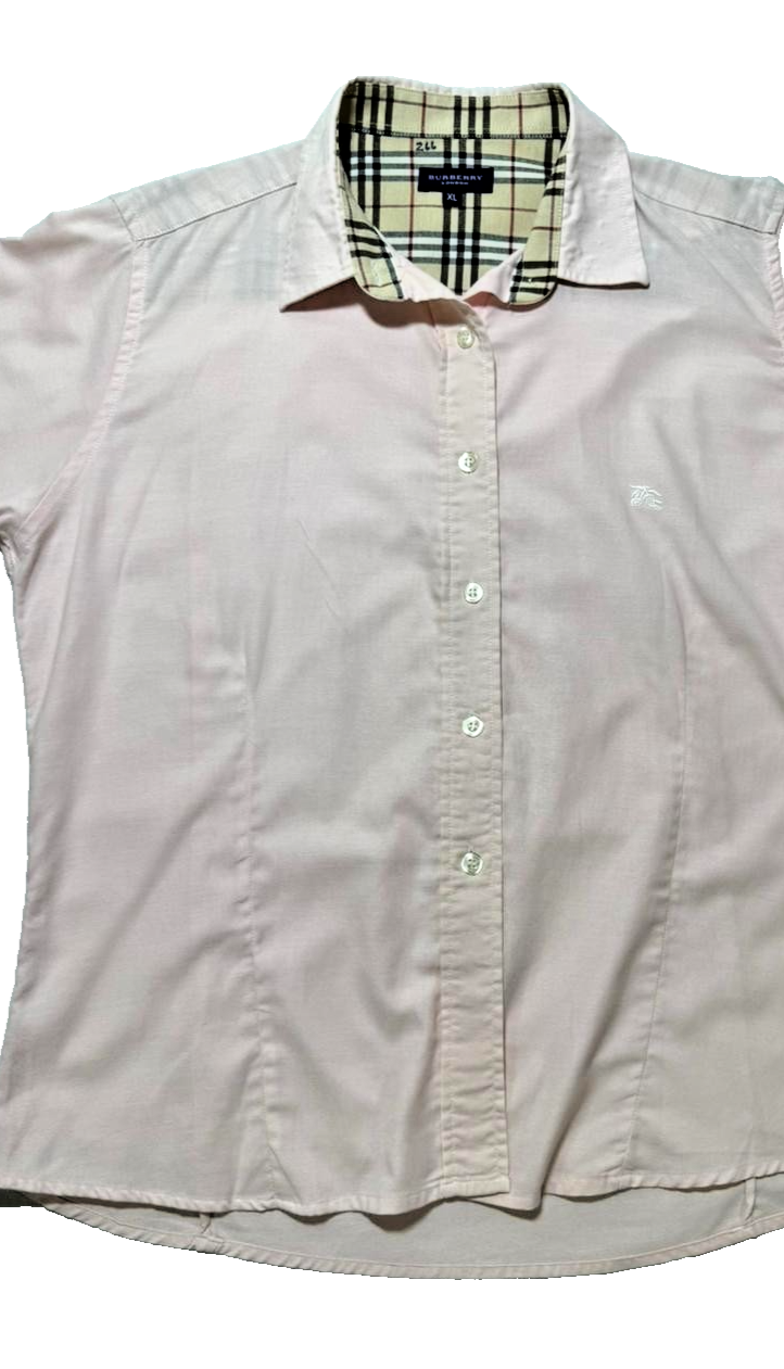 Burberry London Nova Check Collar And Cuffs Shirt - Size XL