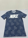 Nike Women's Multicolor T-Shirt – Size M, Relaxed Fit, Striped