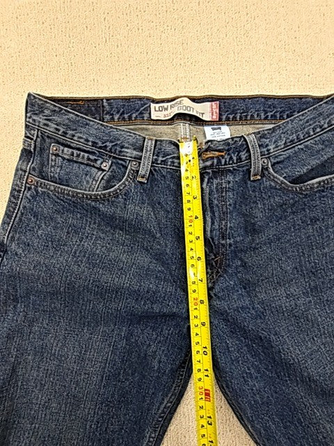 Levi's Men's Dark Wash 527 Slim Bootcut Jeans 34x34
