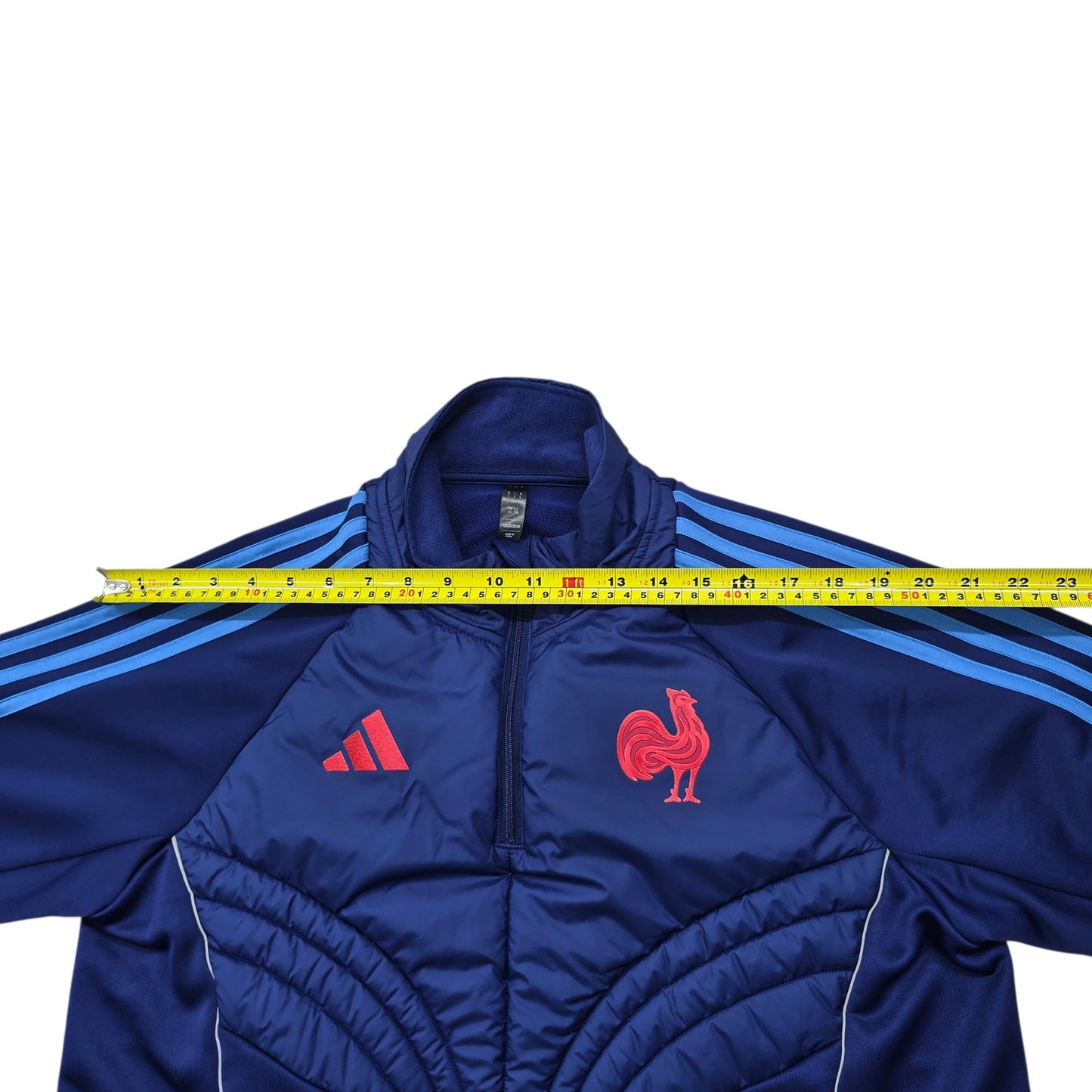 Adidas Men's Navy Blue France Rugby Jacket Size L