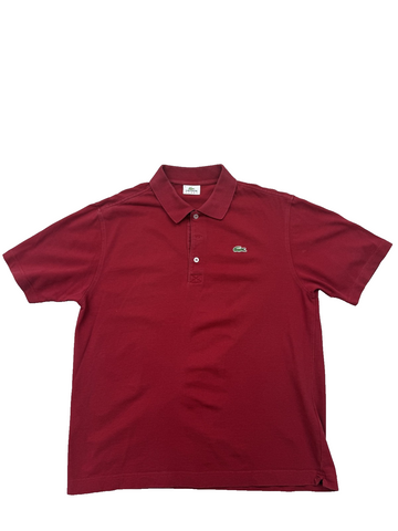 Lacoste Men's Red Polo Shirt Size 5 Classic Fit Sport