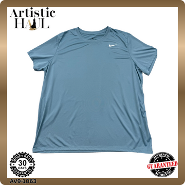 Nike Dri-FIT Men's Fitness Tee XXL Light Blue Swoosh