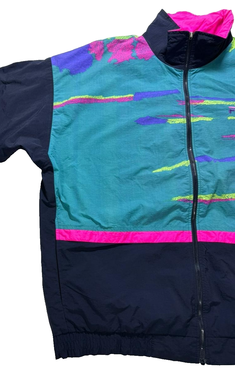 Rare Vintage Fila Ski Jersey Jacket, Oversized Silhouette - Size 3Xl