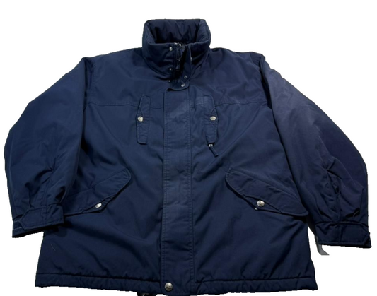Fila Men's Magic Line Navy Blue Padded Ski Jacket Heavyweight Full Zip Size L