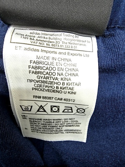 Adidas Men's Navy Blue Track Pants XL Performance