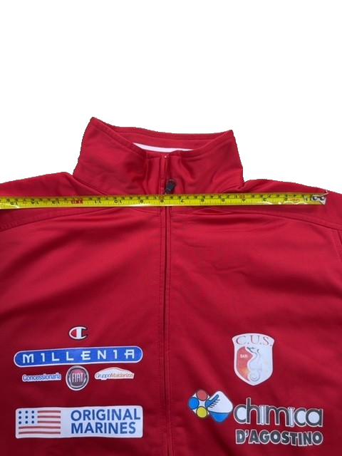 Champion Men's Red Track Jacket Full Zip Size XL NWT