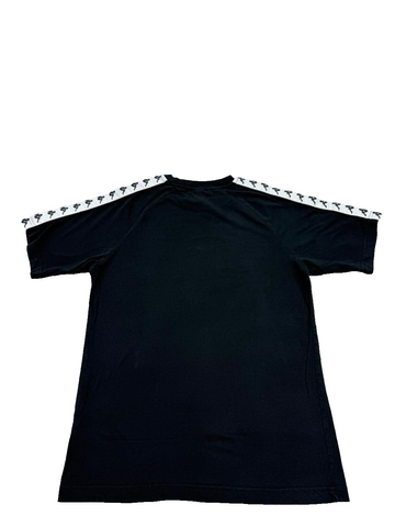 Kappa Men's Black Logo T-Shirt Regular Fit Short Sleeve Size Regular
