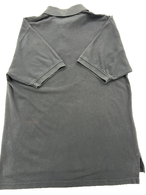 Tommy Hilfiger Men's Gray L Short Sleeve Polo Cotton Golf Shirt