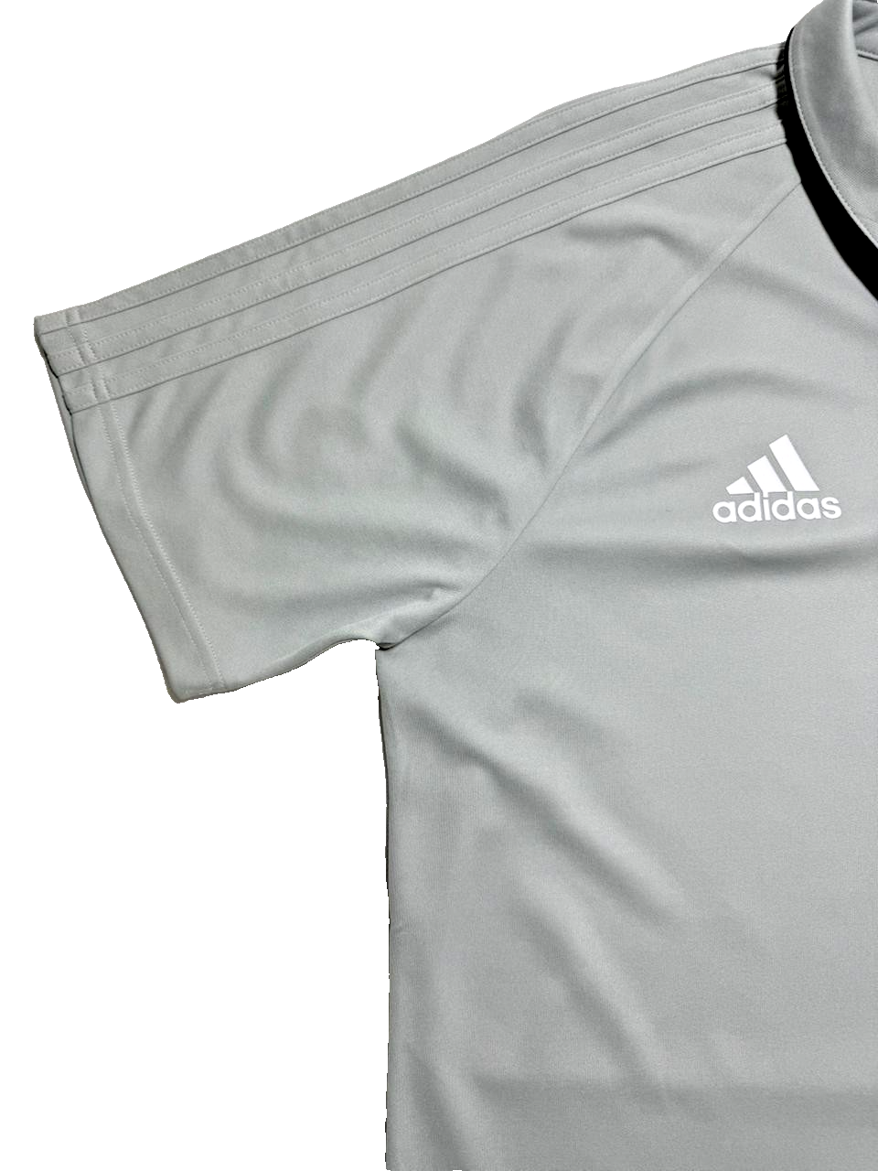 Adidas Grey Pinecrest Polo Shirt - Size XL