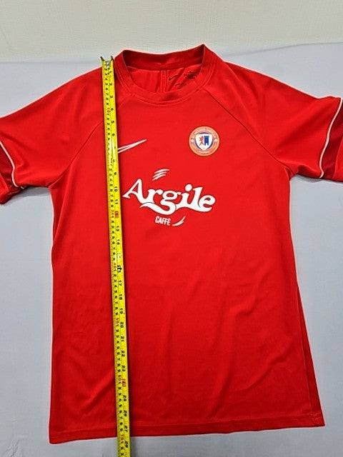 Nike Red Argyle Dri-FIT Jersey M Short Sleeve Crewneck