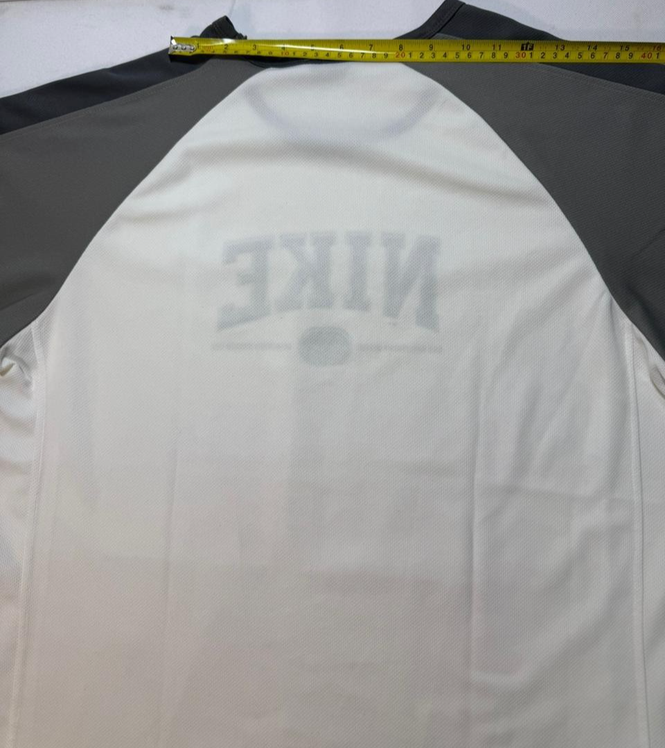 Nike Two-Tone Raglan Sleeve Tee White/Grey XXL Men