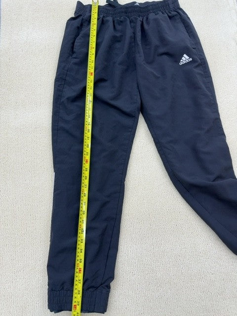 Adidas Originals Men's Navy Track Pants L 3-Stripes Tapered