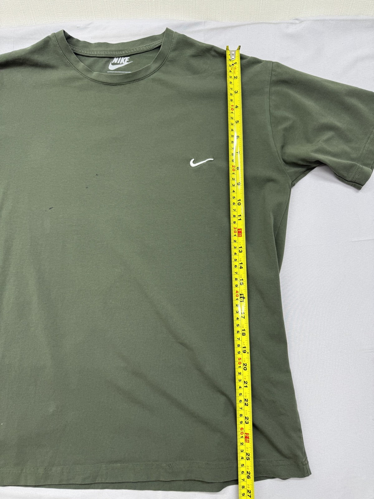 Nike Green Oversized Short Sleeve Cotton T-Shirt S Unisex