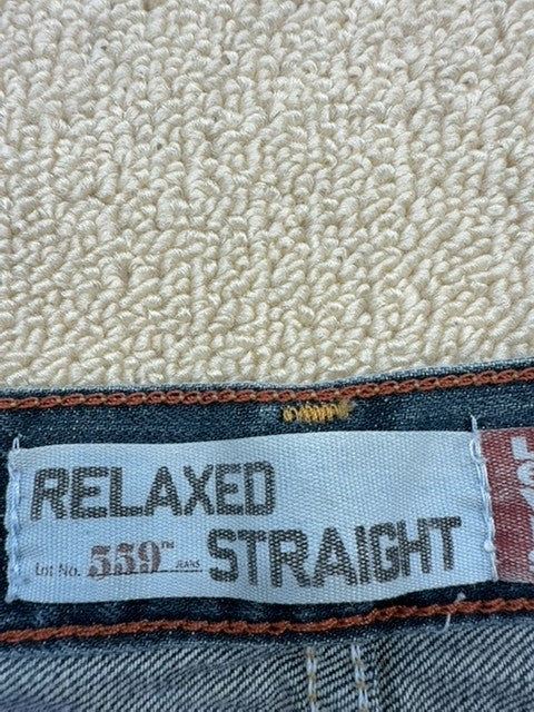 Levi's Men's 550 Relaxed Fit Medium Blue Jeans 36x30 Vintage