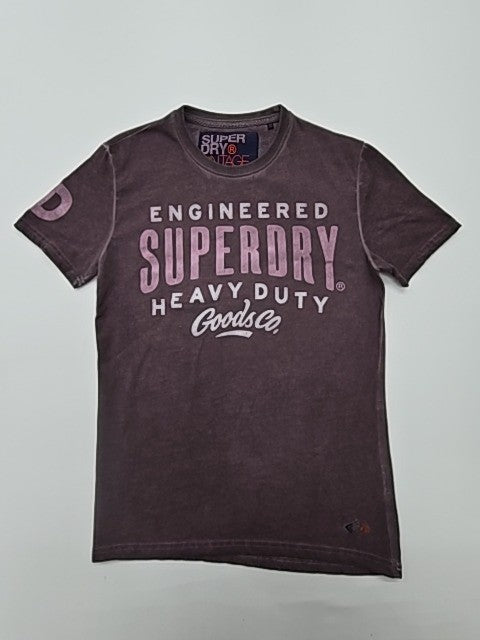 Superdry Men Purple T-Shirt size S product image 1