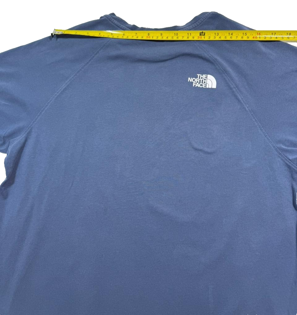 The North Face Navy Blue T-Shirt, Men's XL, Logo Print Casual Cotton Tee