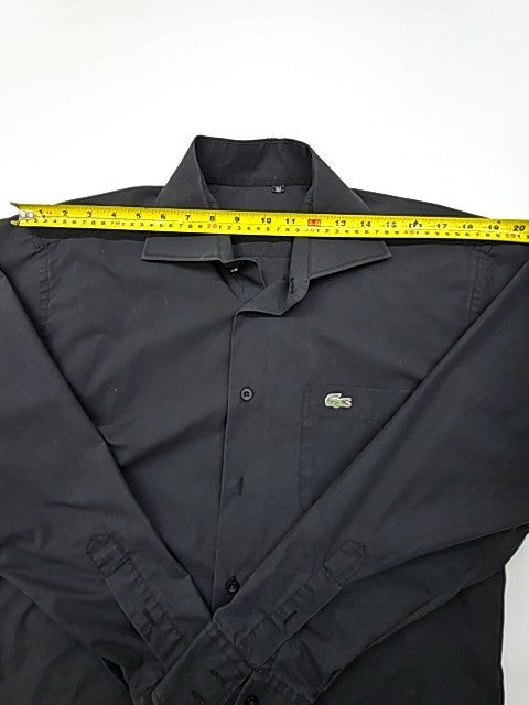 Lacoste Men Black Shirt size 16 product image 4