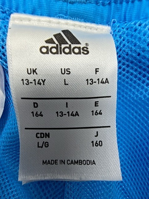 Adidas Boys Blue Track Pants size L product image 4
