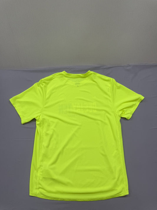 Nike Men's Yellow T-Shirt – Size S, Running