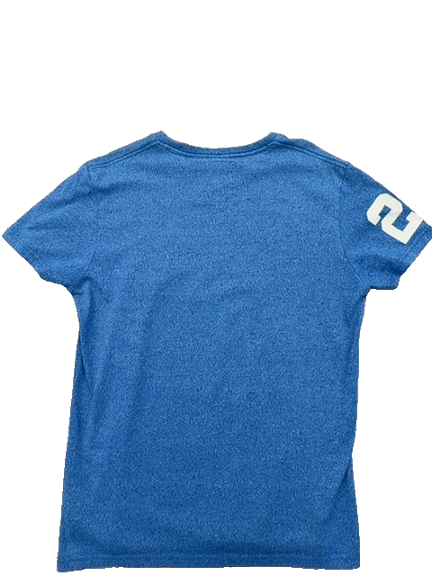 Superdry Men's Japanese Blue L Short Sleeve Crew Neck T-Shirt M10007HODD1