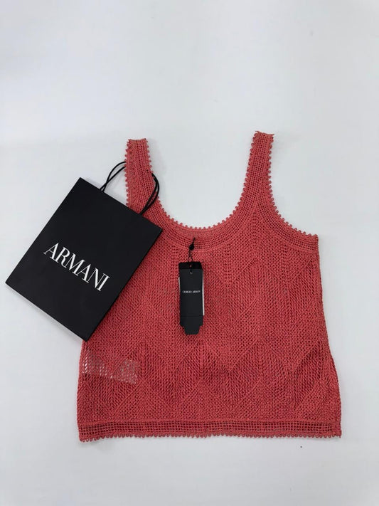 Giorgio Armani Women Red Tank Top product image 2