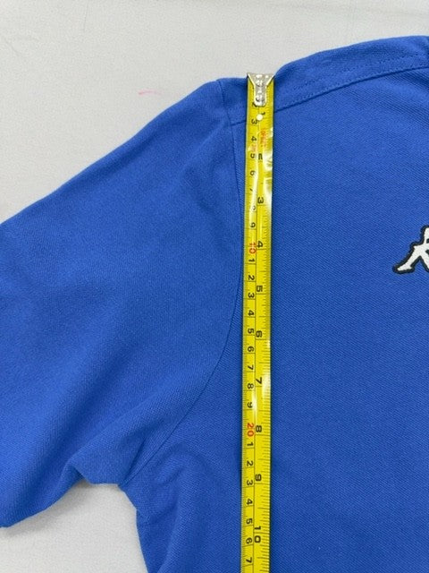 Kappa Men's Blue Cotton Polo Shirt Medium Short Sleeve Casual