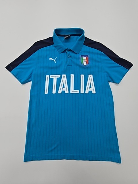 Puma Boys Blue Polo Shirt size M product image 1