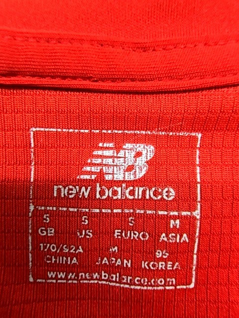 New Balance Men's Red Sevilla FC Soccer Jersey Size M Short Sleeve