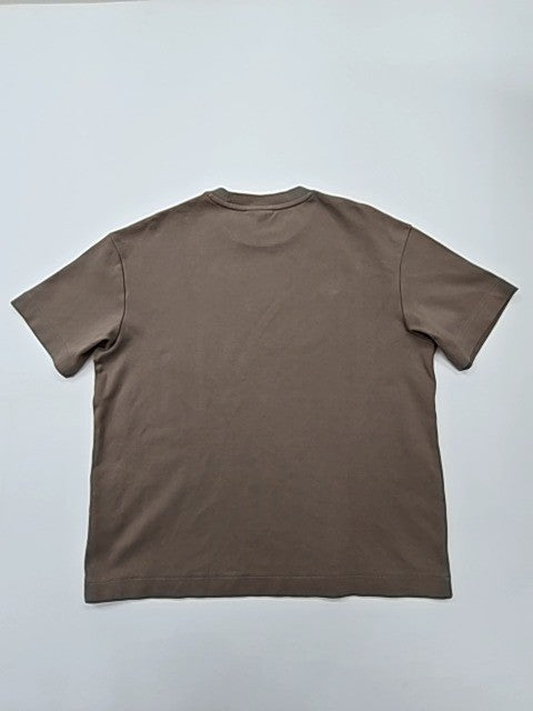 H&M Boys Brown Loose Fit T-Shirt Crew Neck Size Regular Used