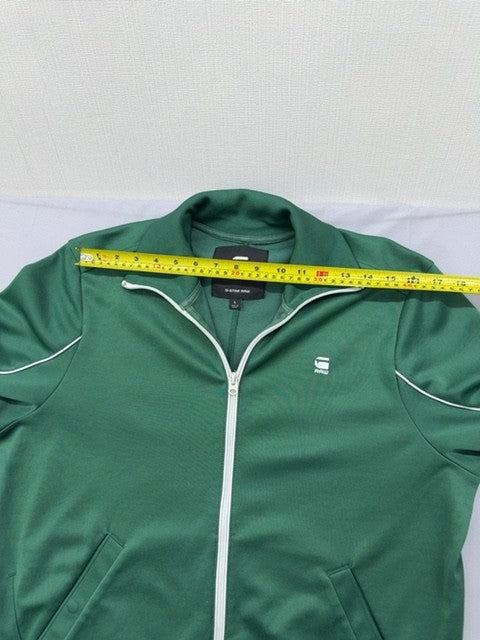 G-Star RAW Lanc Slim Tracktop Green Full Zip Men's L