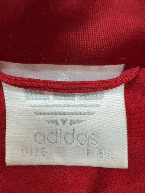Adidas Vintage Red Black Retro Track Jacket D176 EU Zip[1]