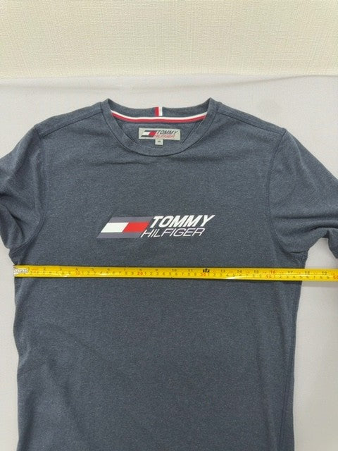 Tommy Hilfiger Men's M Grey Short Sleeve Crewneck T-Shirt
