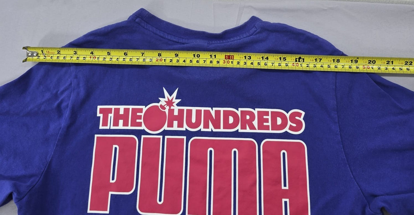 Puma Men's Navy Puma x The Hundreds T-Shirt Size S