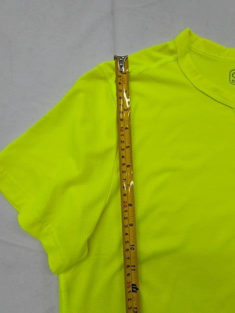 Champion Neon Yellow Athletic Short Sleeve T-Shirt XL Women's