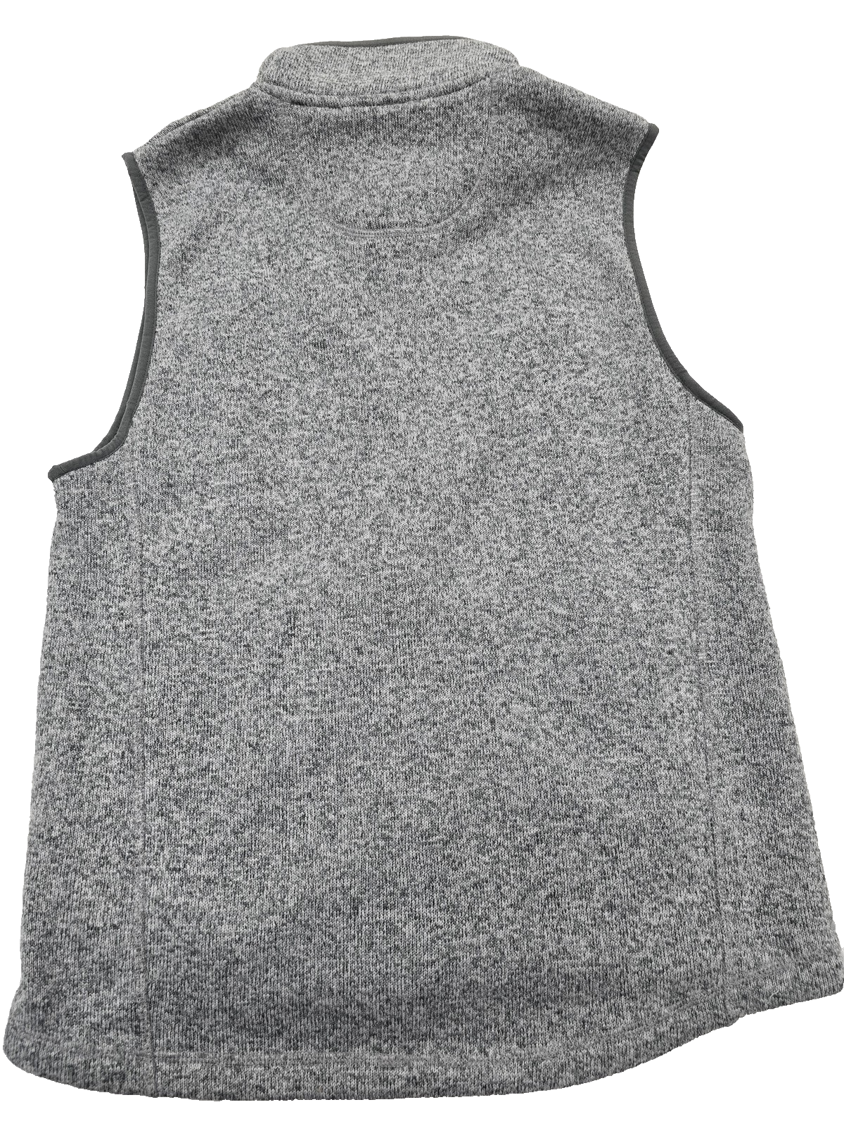 L.L.Bean Men's Gray Fleece Vest M Slightly Fitted Zipper