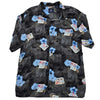 Caribbean Joe Men's Black Shirt – Size L, Floral