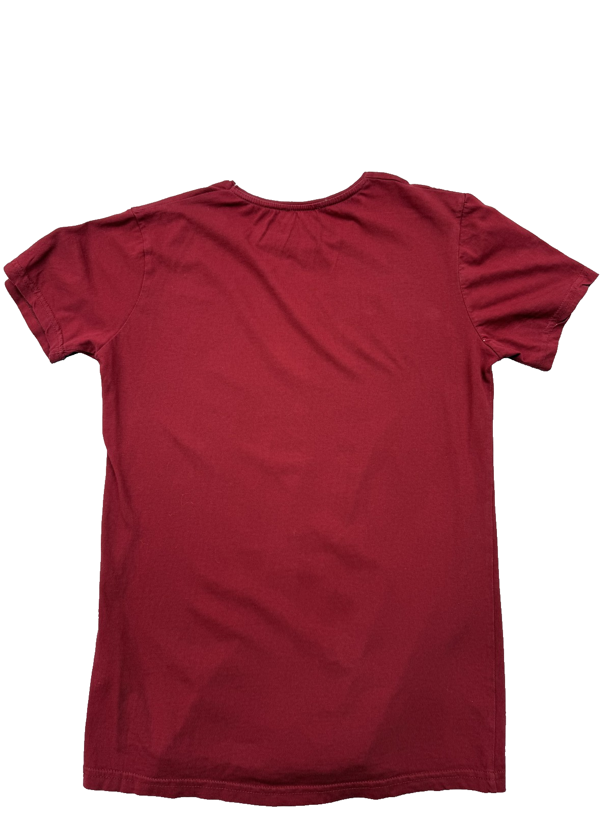Armani Jeans Men's Red L Cotton Logo Crewneck Short Sleeve T-Shirt
