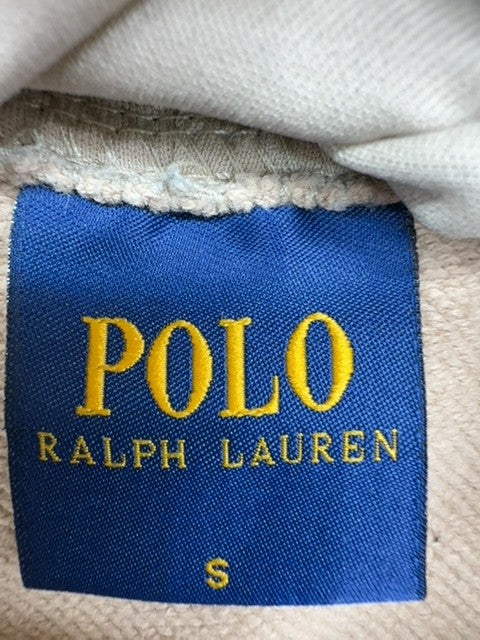 Polo Ralph Lauren Men's Beige Cotton Hoodie Pullover Size S
