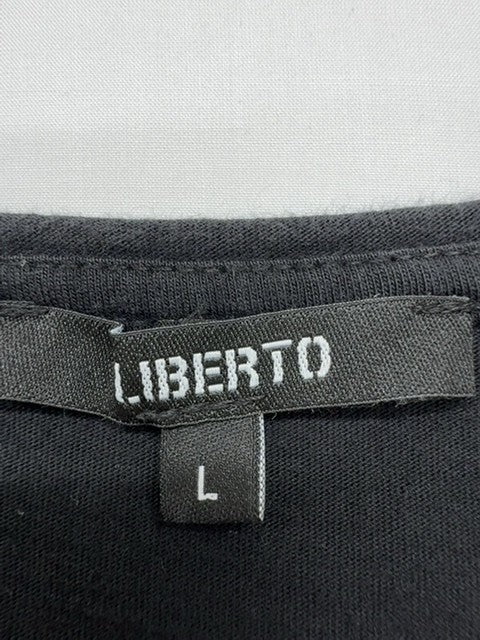 Liberto Men Black T-Shirt size L product image 4